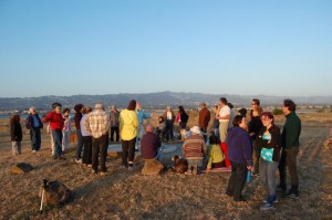 Sunset gathering