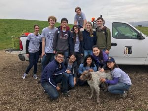 Photo of Student volunteers from University of California Berkeley, Berkeley Project Day 3/10/2018.